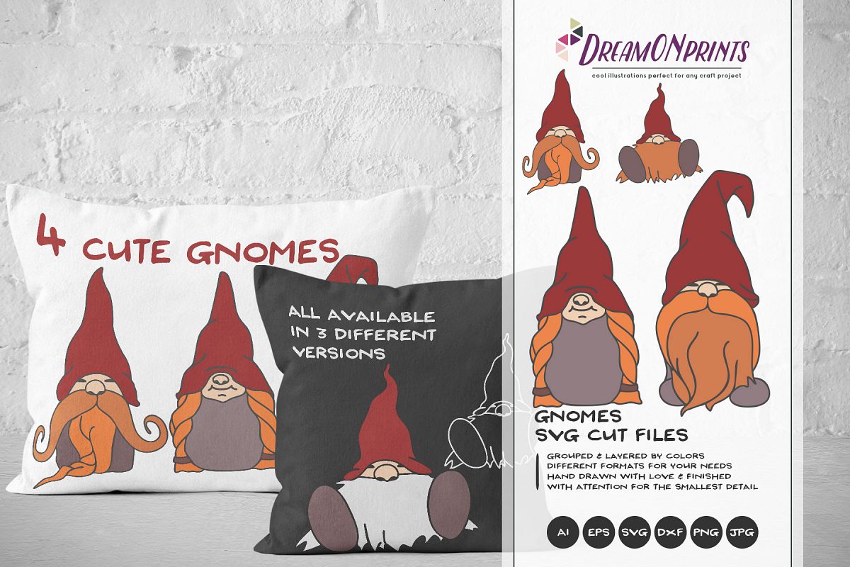 Download Gnomes SVG - Scandinavian Gnome SVG, Nordic SVG (190061 ...