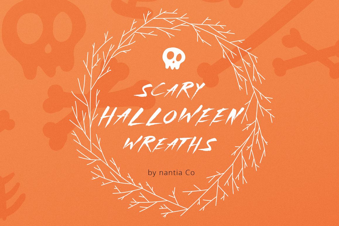 Halloween Wreaths Vector Pack example image 1