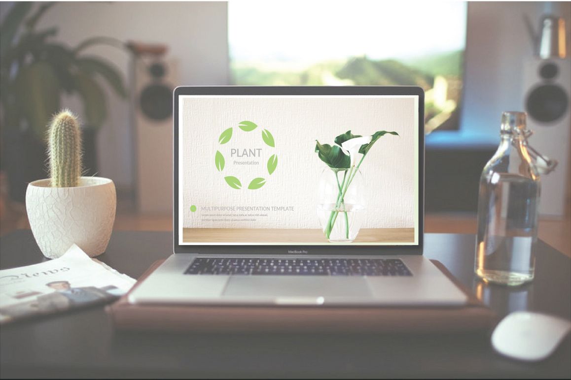 Plant Powerpoint Template example image 1