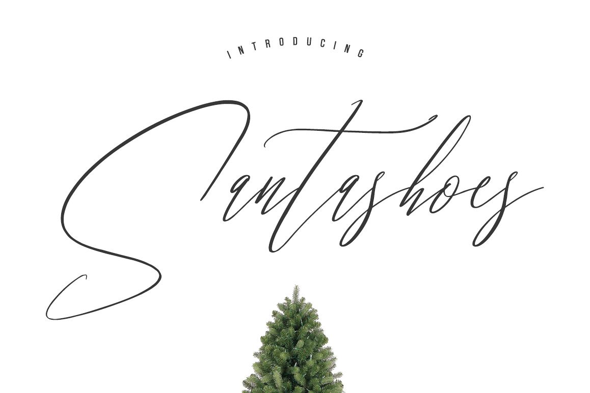 Santashoes Typeface example image 1