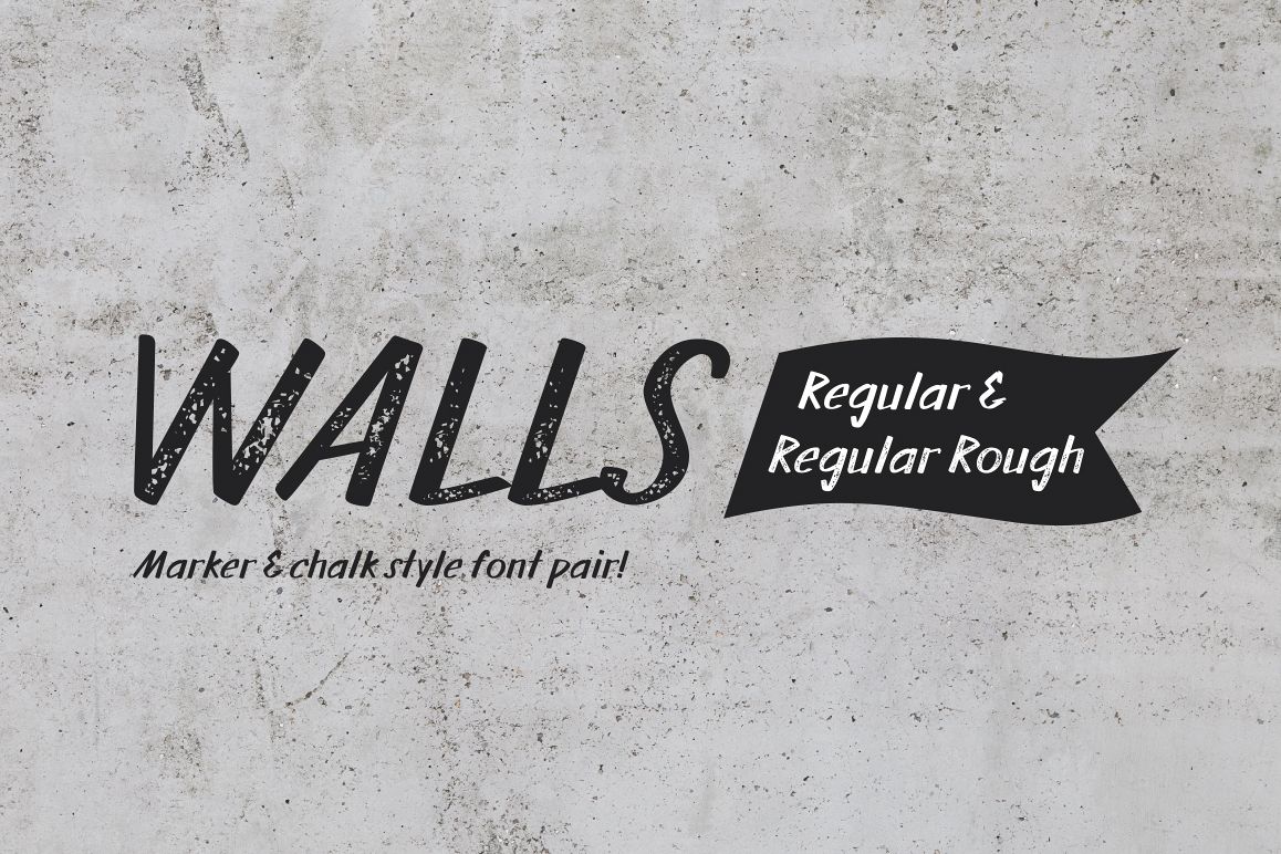 Walls Regular & Walls Rough Regular example image 1