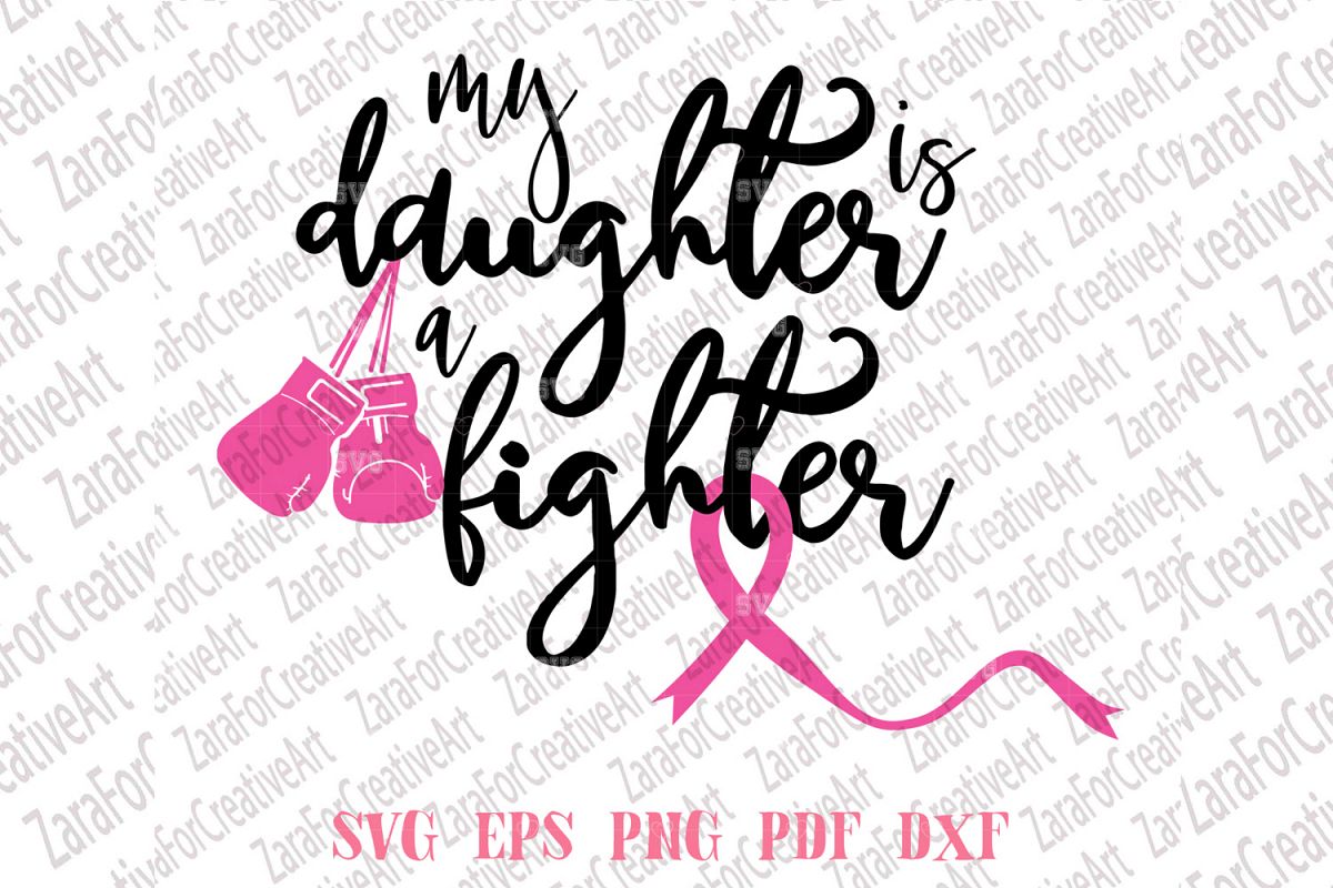 My Daughter Is A Fighter SVG example image 1