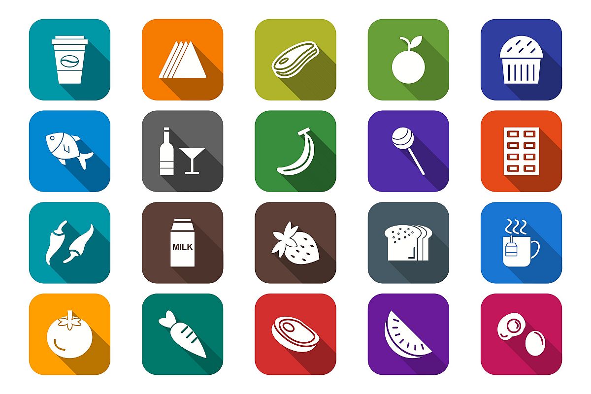 Set Of Food Icons example image 1