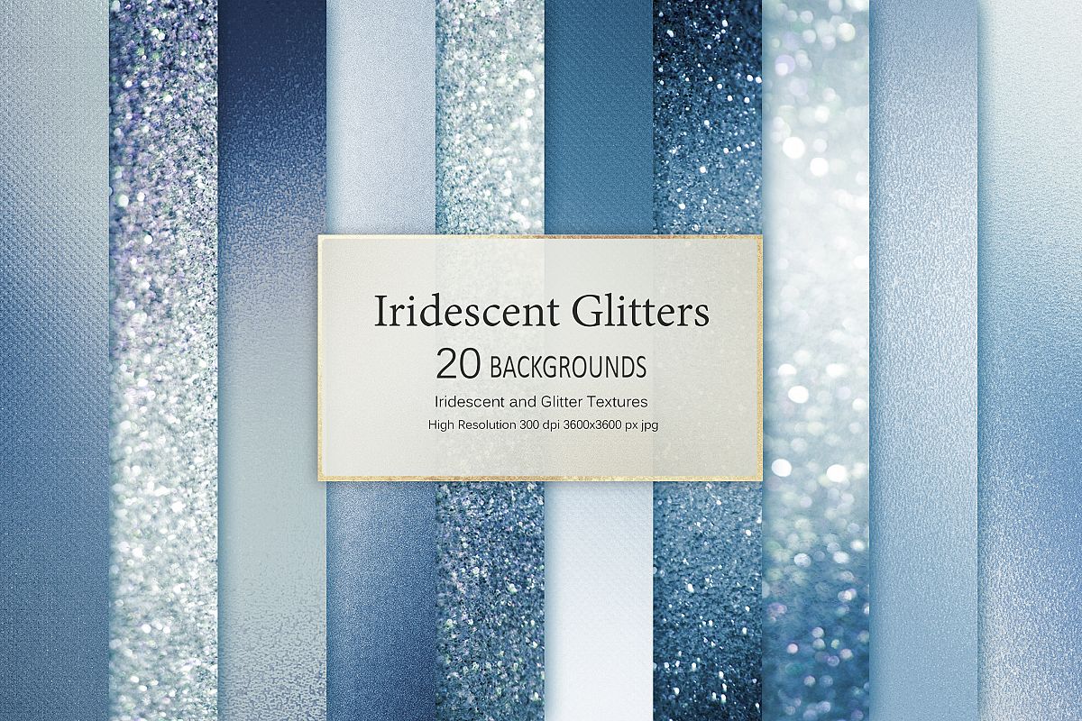 Iridescent and Glitter Textures example image 1