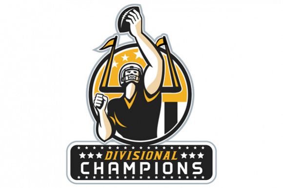 American Football Divisional Champions Retro example image 1