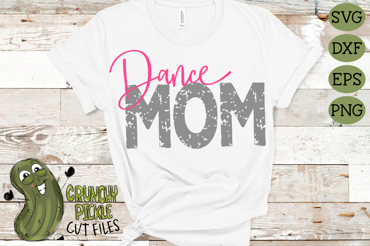Dance Mom & Bonus Team Dancer Mom Sports SVG Cut File example image 1