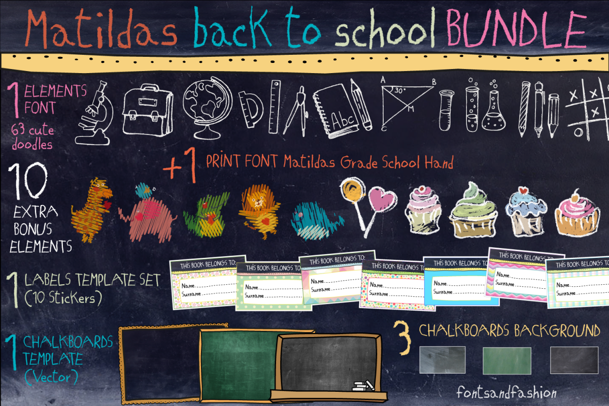 Matildas Back To School_Bundle example image 1