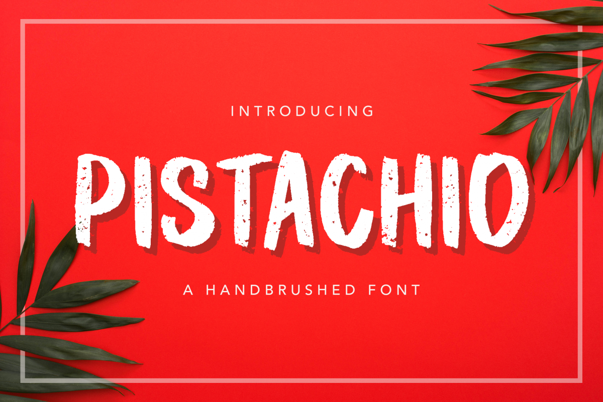 Pistachio Handbrushed Font example image 1