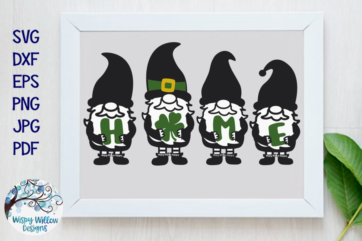 Download St Patrick's Day Gnomes Home Sign SVG | St Patty Gnome SVG