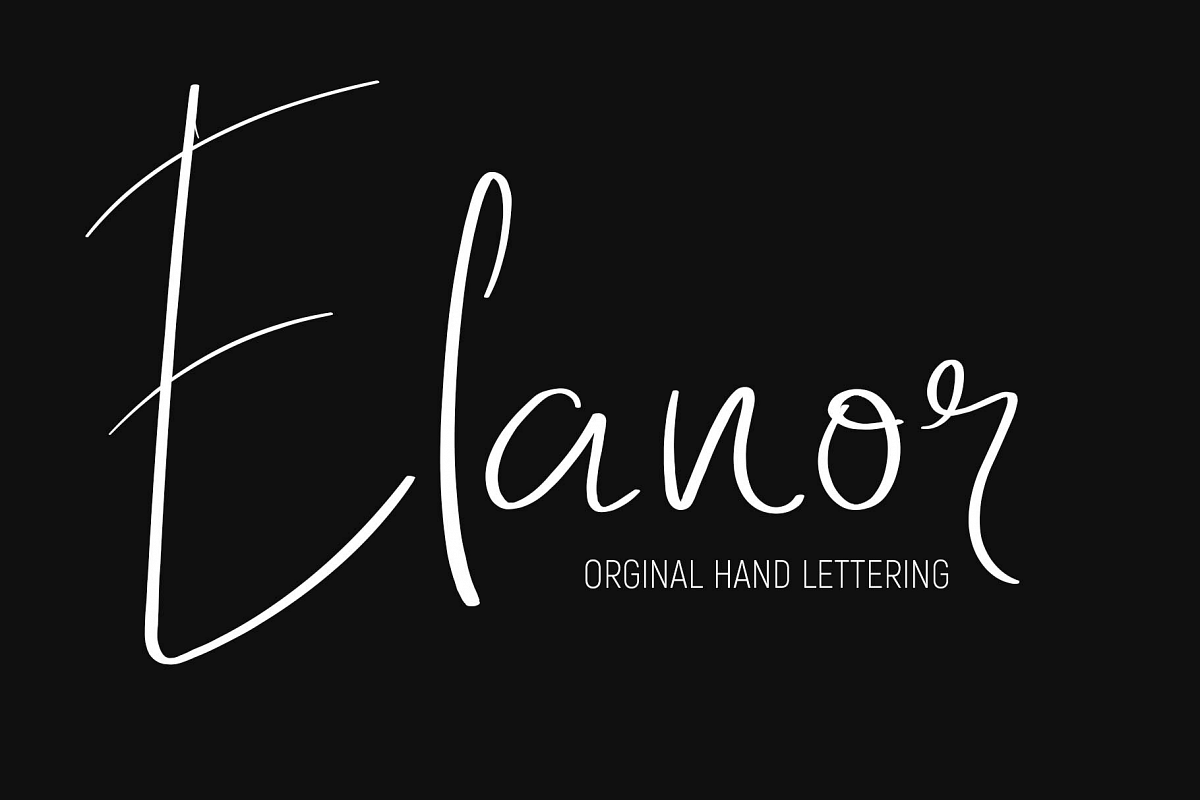 Elanor Font example image 1