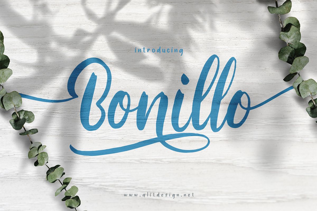 Bonillo font example image 1