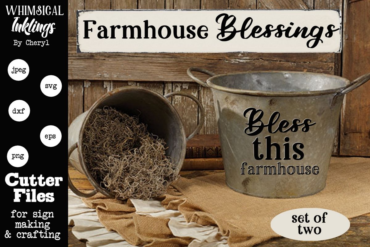 Bless This Farmhouse SVG Set example image 1
