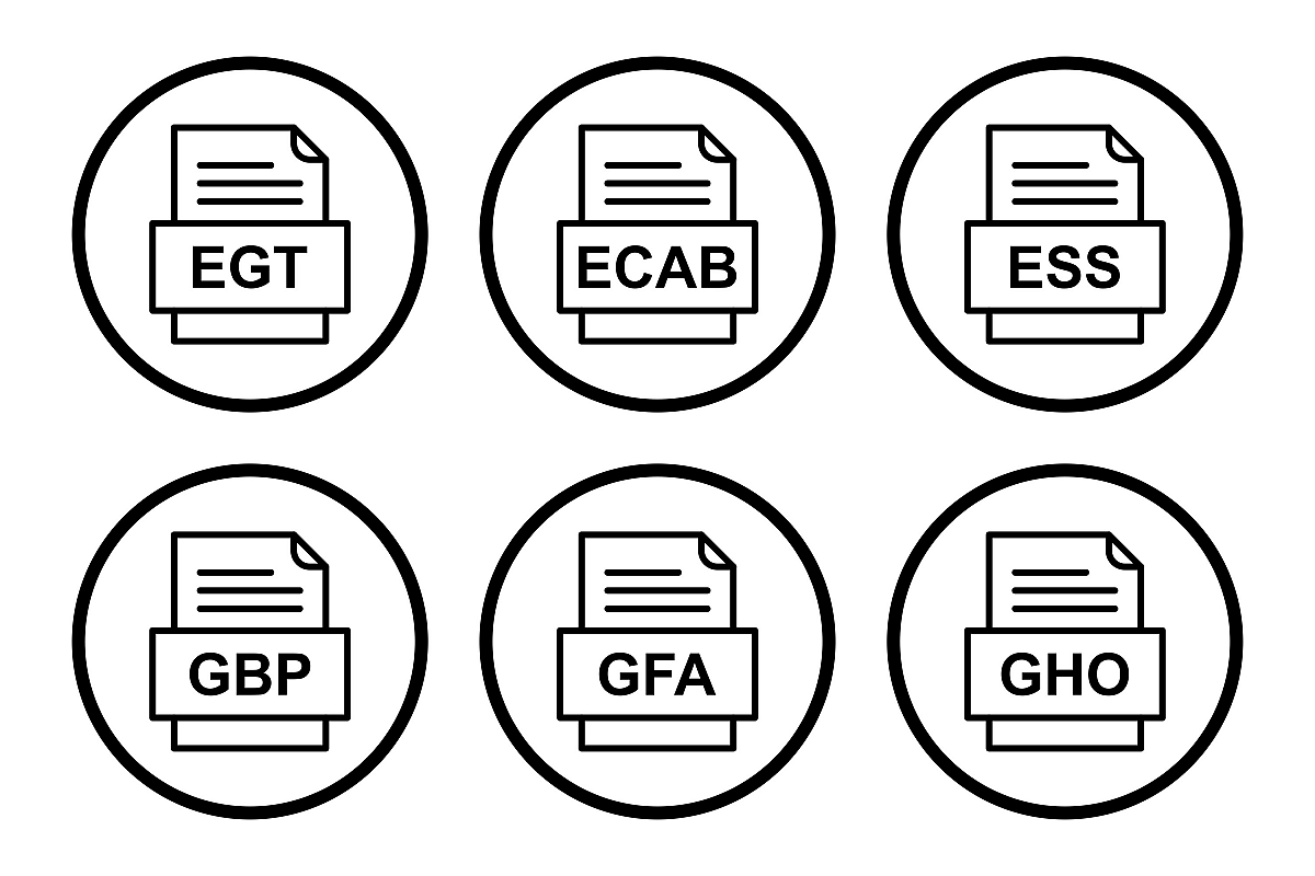 Set Of File Formats Icons example image 1