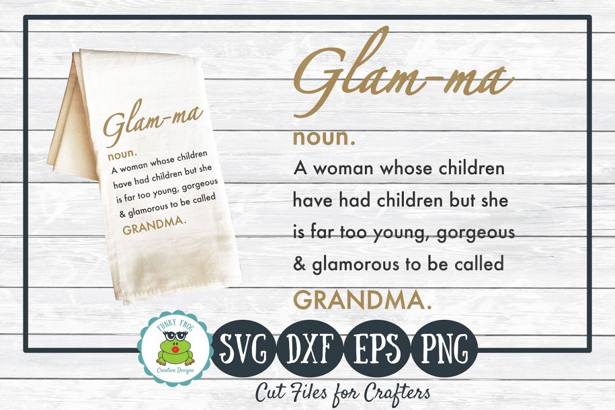 Definition of Glam-ma SVG for Grandma on Mother's Day example image 1