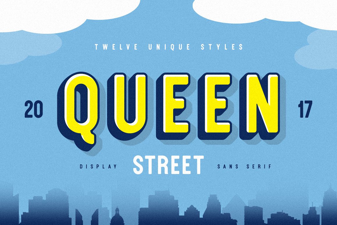 Queen Street Display Font example image 1