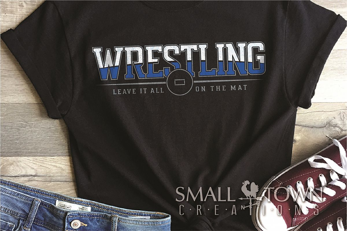 Wrestling, Headgear, Team, Sports, Logo, PRINT, CUT & DESIGN example image 1