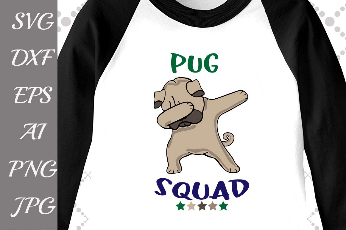 PUG SQUAD SVG example image 1