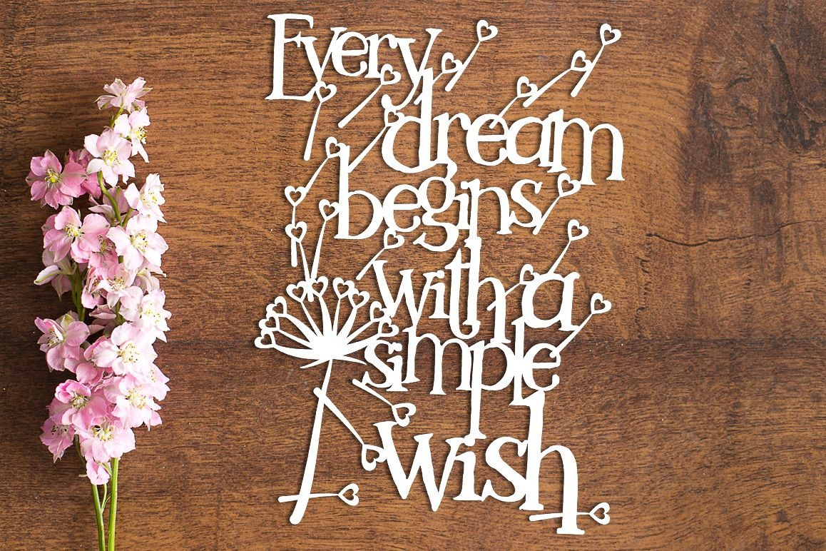 Every Dream - Paper Cutting Template example image 1