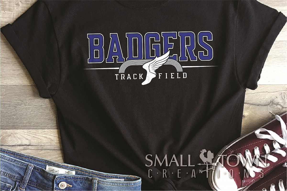 Badger, Badger Track ad Field, Sport, PRINT, CUT & DESIGN example image 1