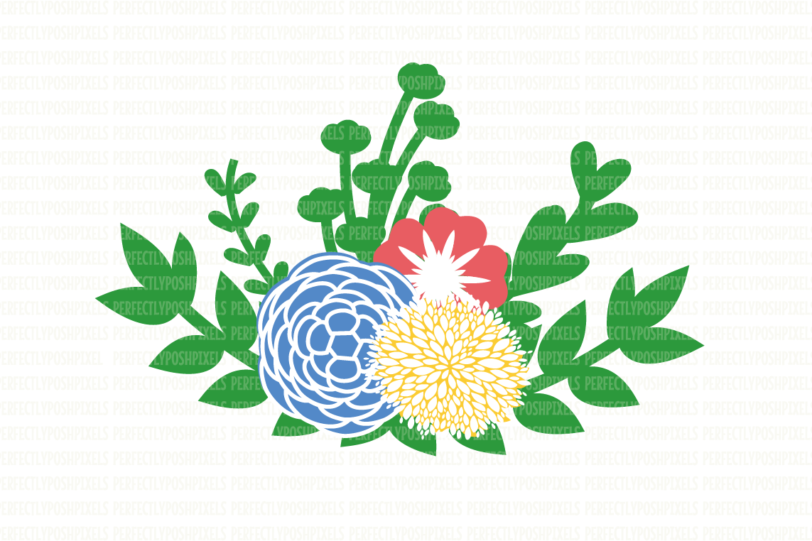 Floral SVG Design (17968) | SVGs | Design Bundles