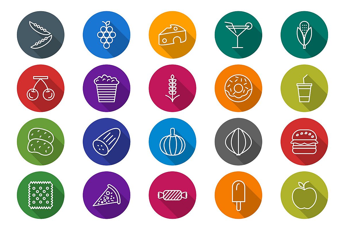Set Of Food Icons example image 1