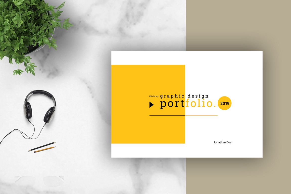 Graphic Design Portfolio Template example image 1