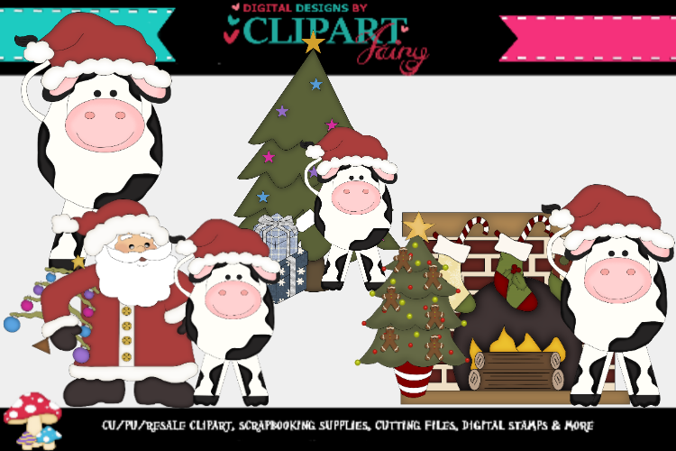 Christmas Cows example image 1