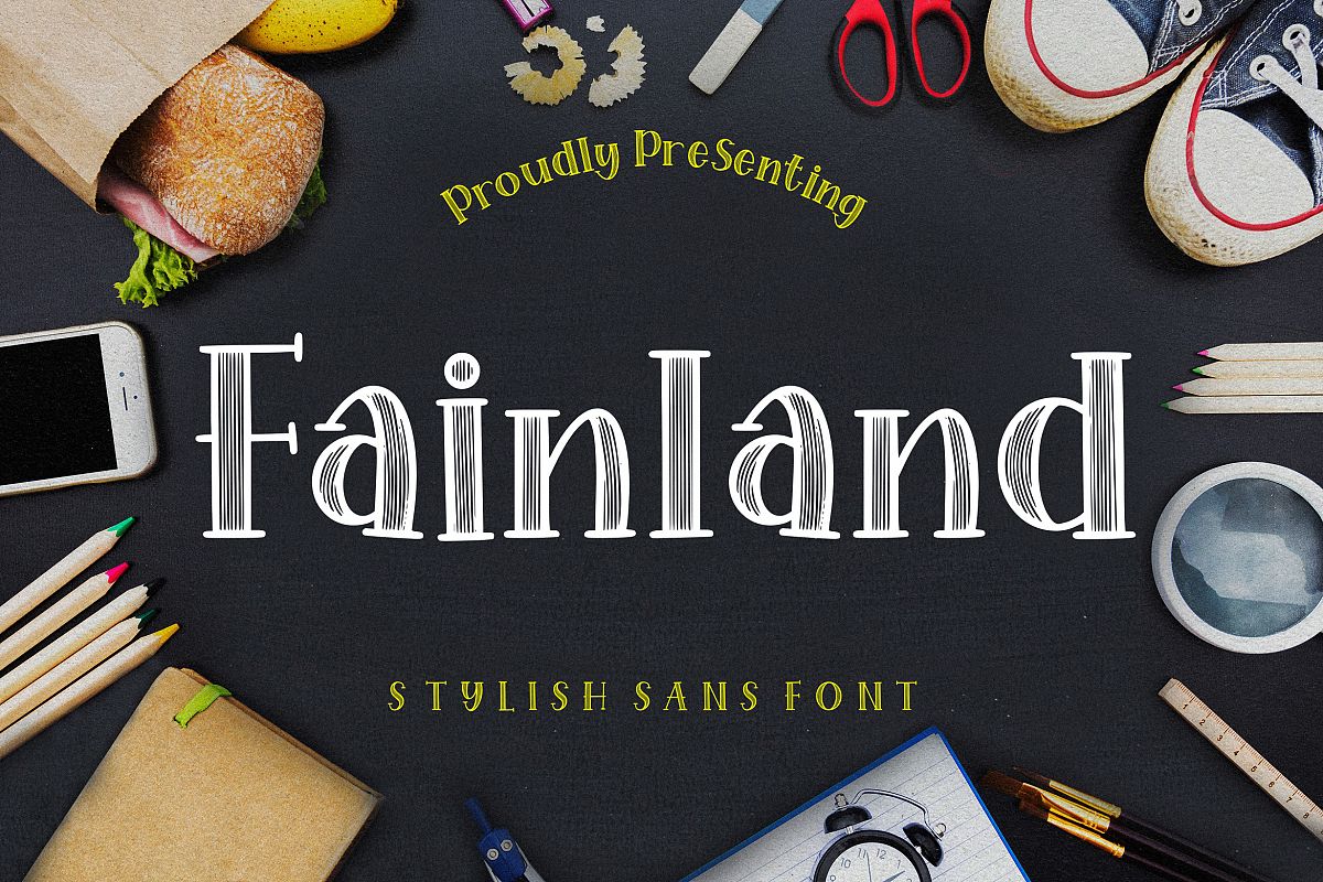 Fainland Stylish Sans example image 1