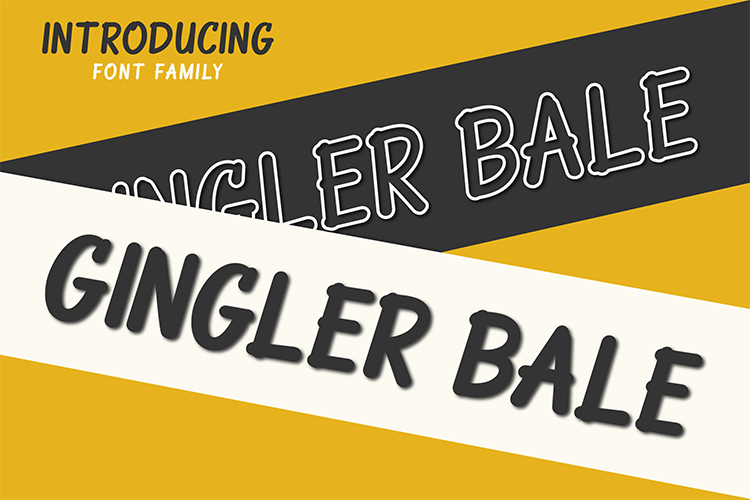 Ginger Bale |Duo Font Style example image 1