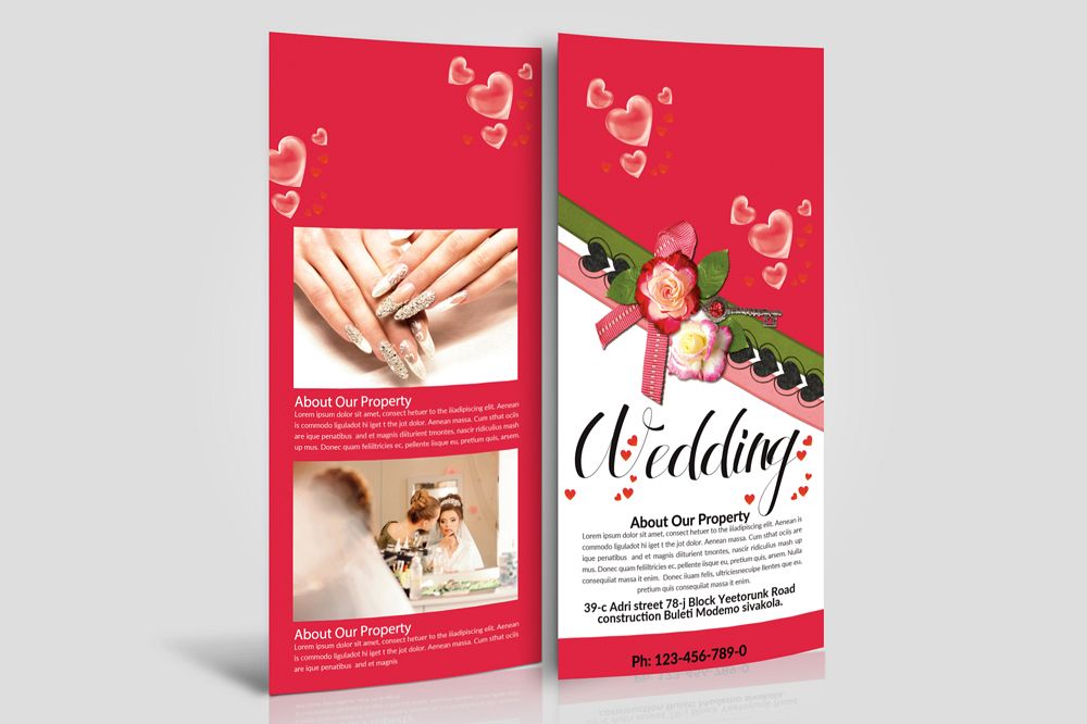 Christmas Rack Card Template example image 1