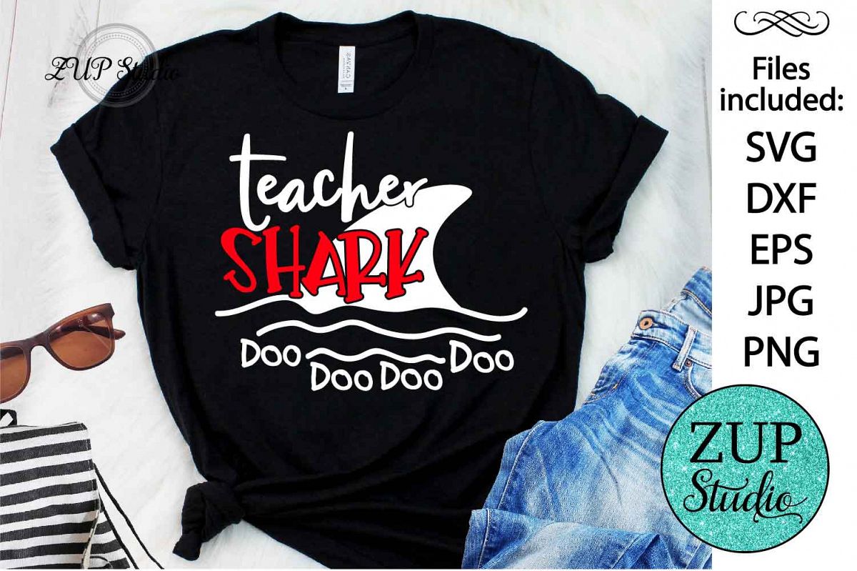 Download Teacher Shark SVG Digital Design Cutting files 454 (217281 ...