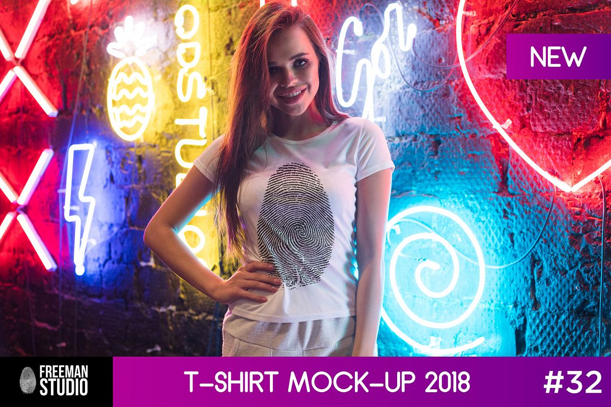 T-Shirt Mock-Up 2018 #32 example image 1
