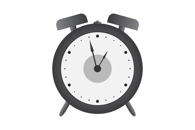 Alarm clock icon example image 1