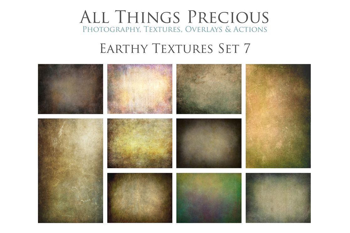 10 Fine Art Earthy Textures SET 7 example image 1