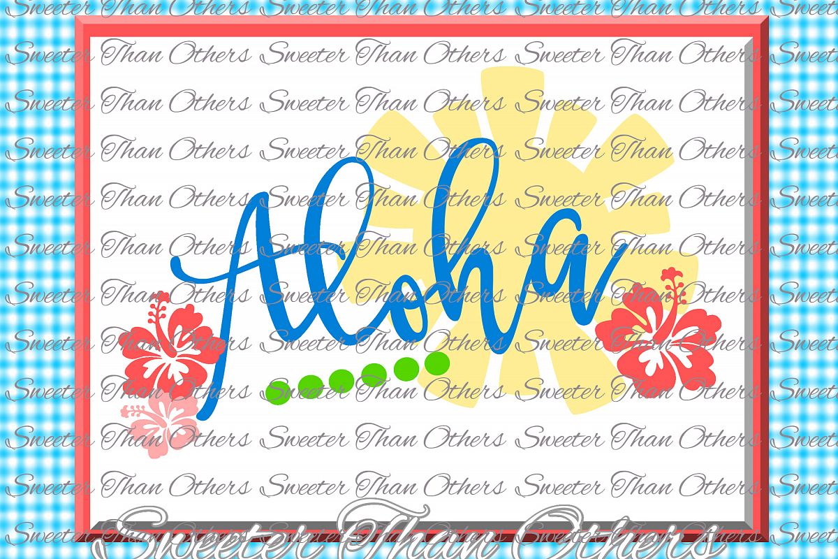 Aloha Svg Beach Bound svg, Summer Beach pattern example image 1