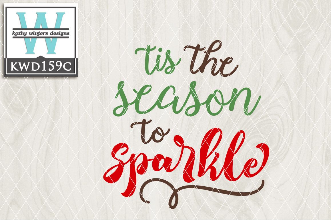 Christmas SVG - Tis The Season KWD159C example image 1