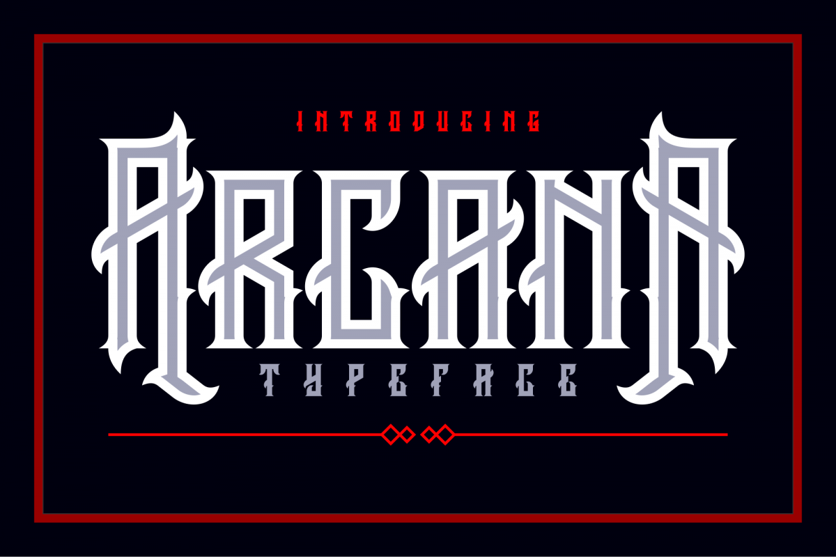 Arcana Typeface example image 1