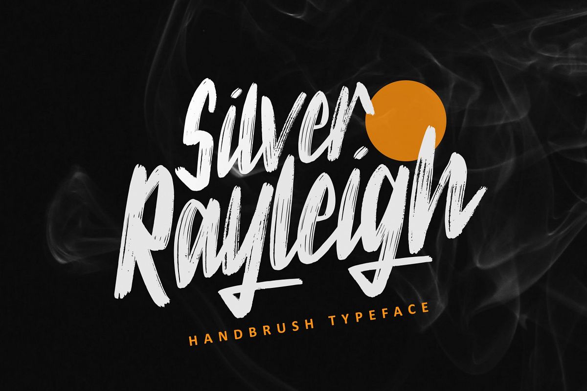 Silver Rayleigh - HandBrush Typeface example image 1