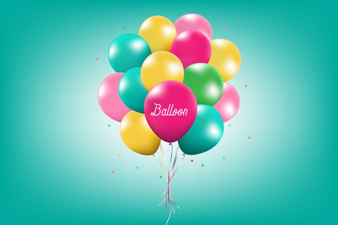 Vector Balloon Set example image 1