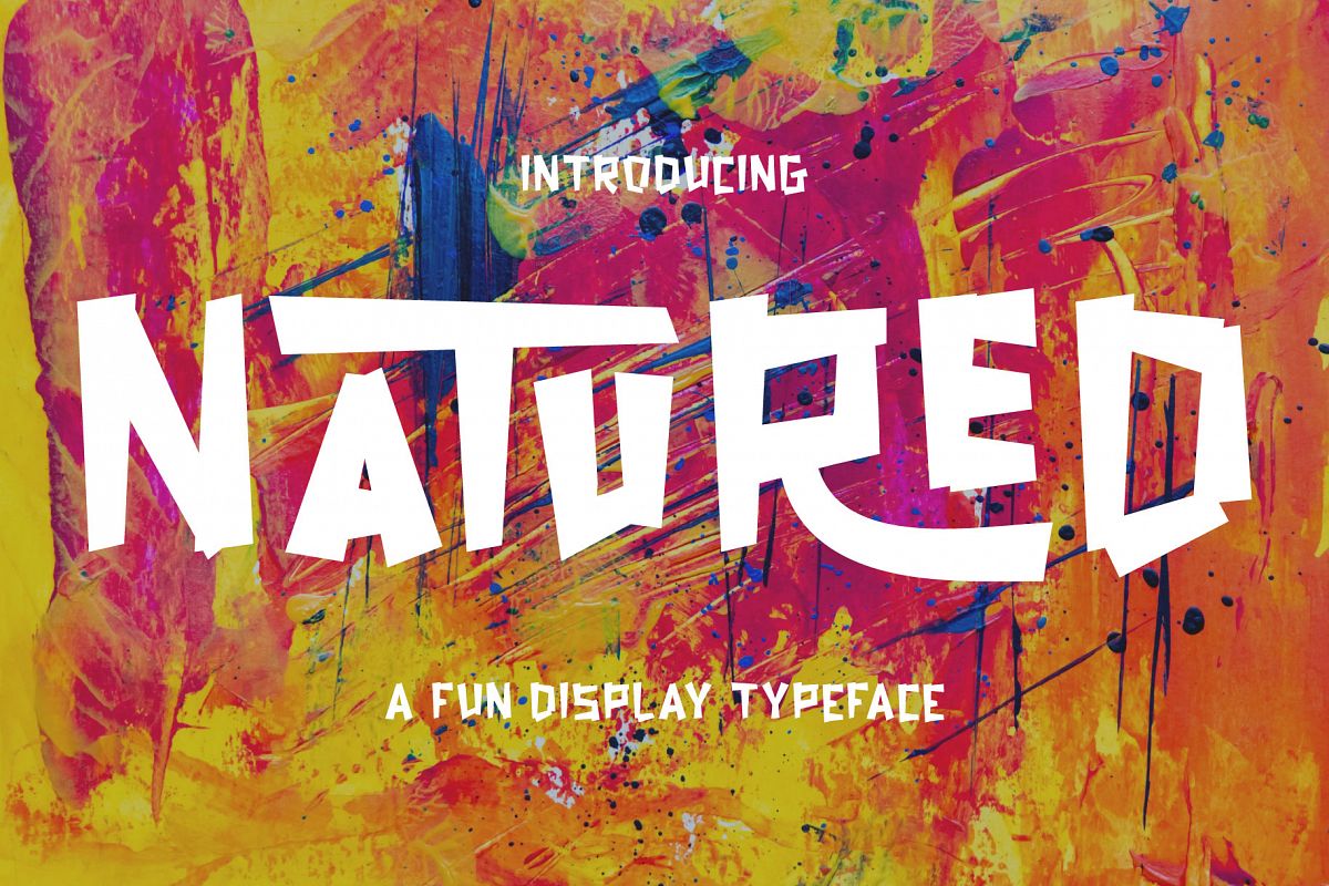 Natured - Modern and Fun Typeface example image 1