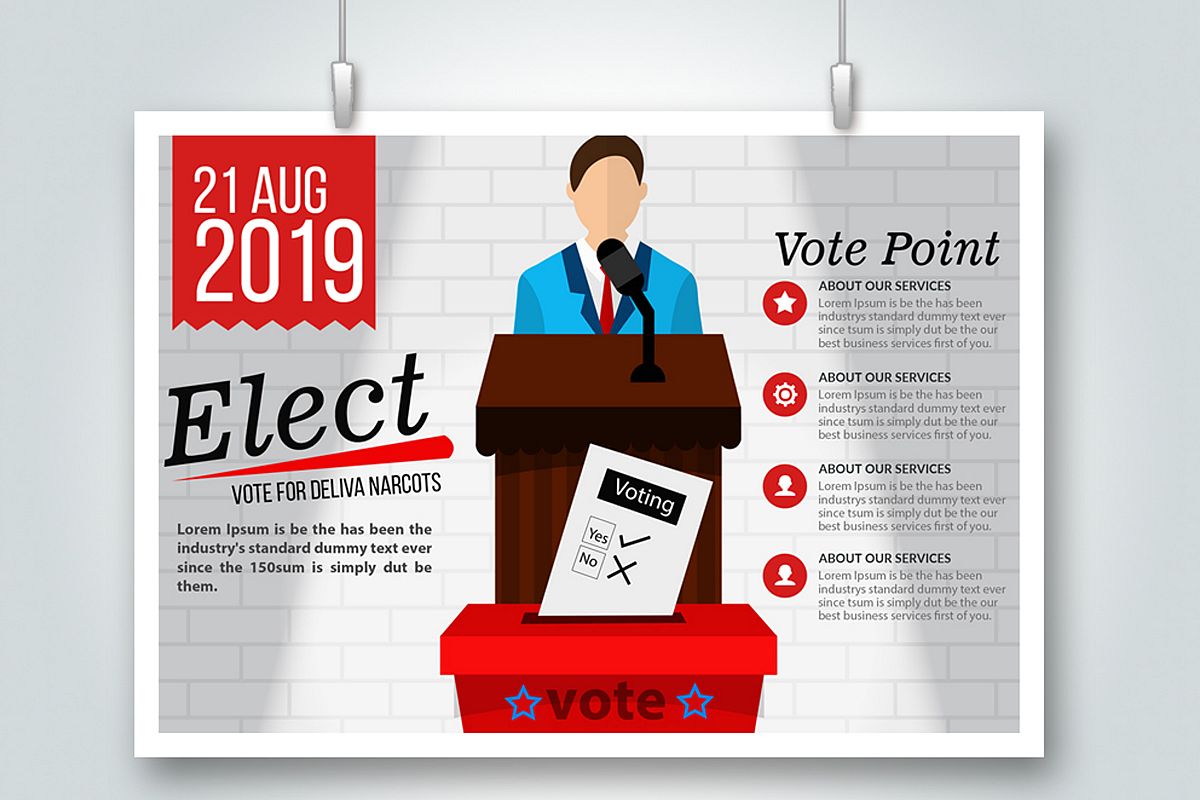 Election Voting Flyer Template example image 1