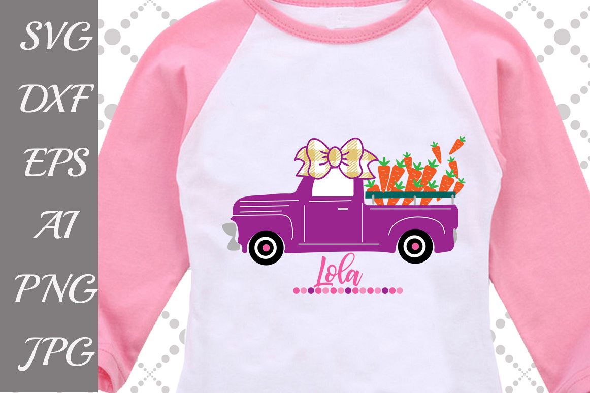 Easter Truck Svg example image 1