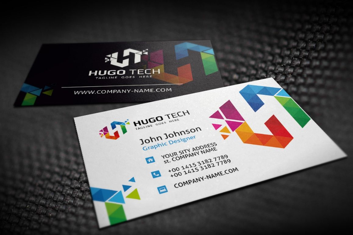 Hugo Tech Poligon Business Card example image 1