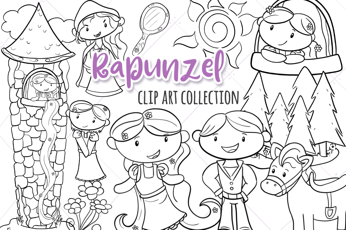 Hidden Tower Digital Stamps example image 1