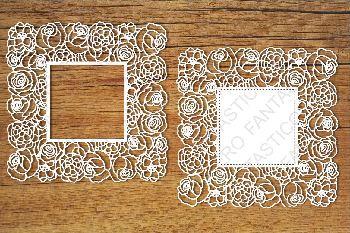 Ornamental Frame 9 SVG files for Silhouette and Cricut. example image 1