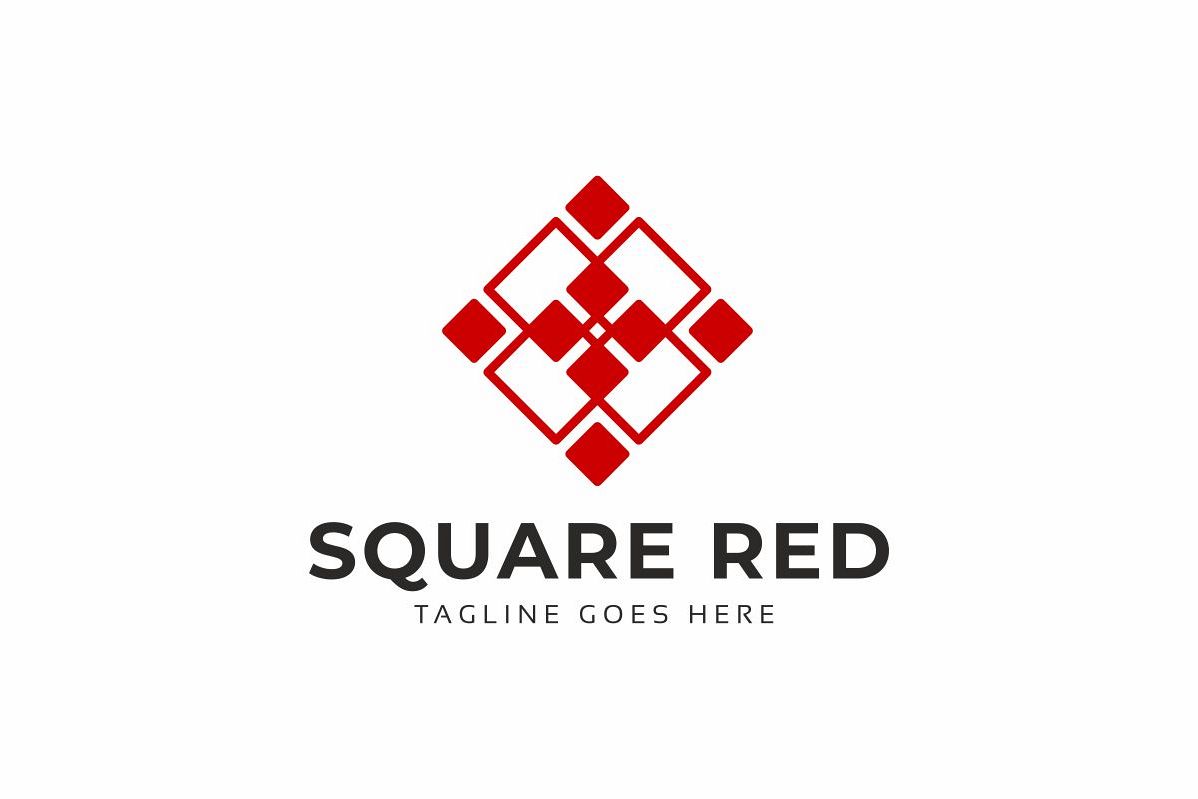 Square Red Logo example image 1