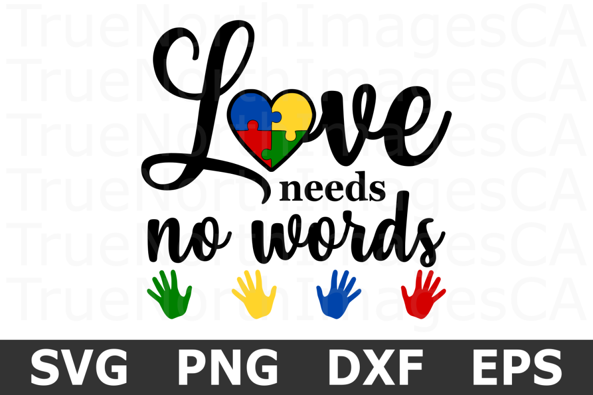 Love needs no words svg