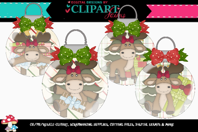 Moose Ornaments example image 1