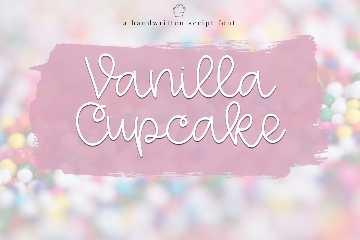 Vanilla Cupcake - A Handwritten Script Font example image 1