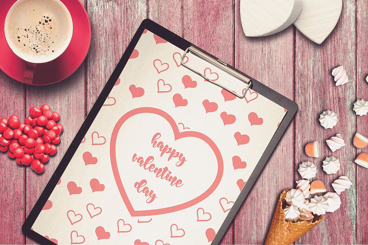 Valentine A4 Letter Mock-up #12 example image 1